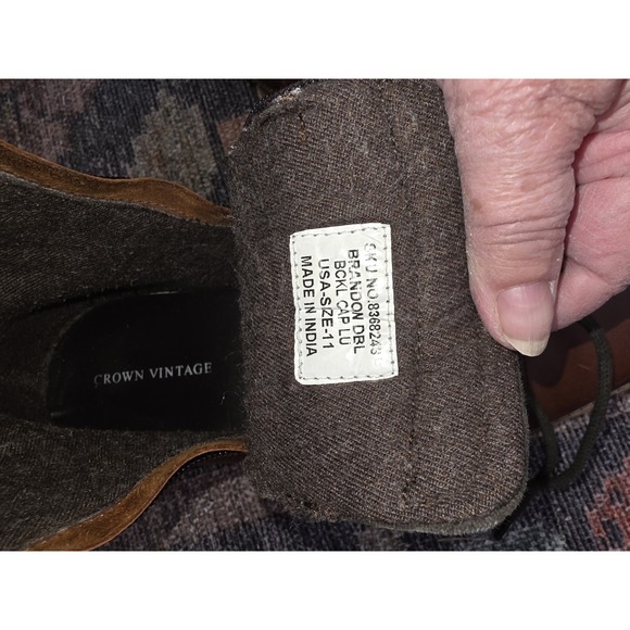 Crown Vintage Size 11 . Small Damage On Side Of Tongue  But They Are Great Boots - Picture 3 of 6